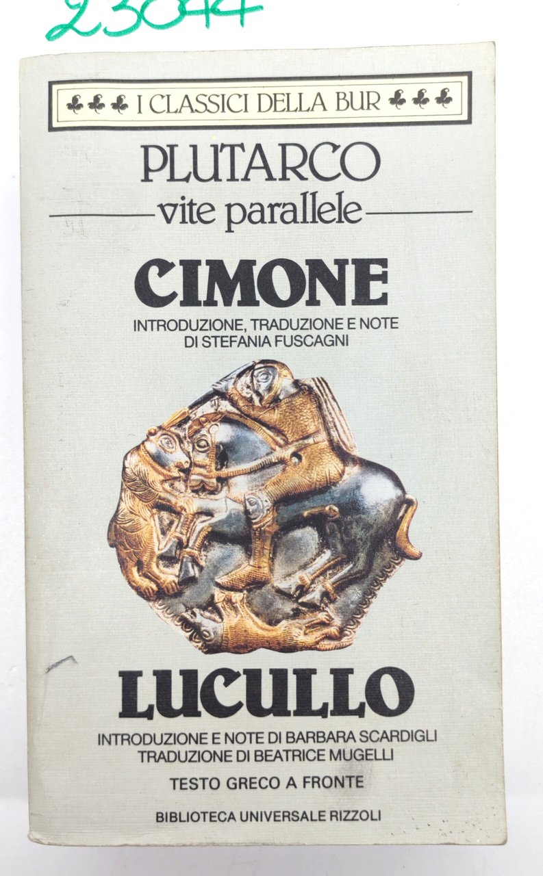 Plutarco Vite parallele Cimone Lucullo BUR Rizzoli 2° edizione 1993 | Immagine principale