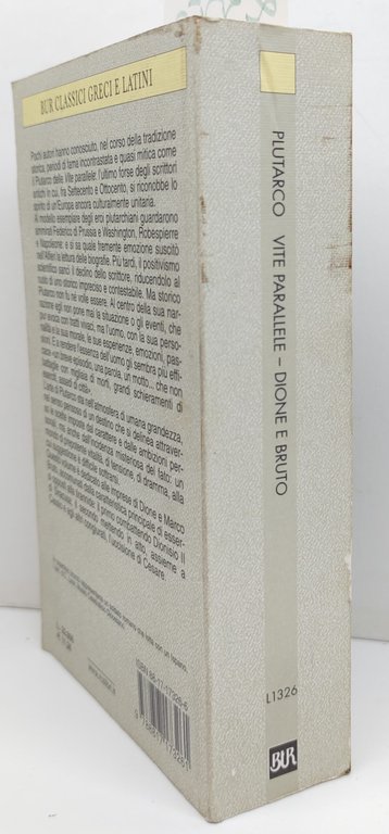 Plutarco Vite parallele Dione Bruto BUR Rizzoli 1° edizione 2000 | Immagine Gallery 2