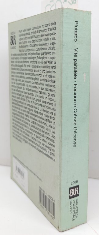 Plutarco Vite parallele Focione Catone Uticense BUR Rizzoli 1° edizione … | Immagine Gallery 2