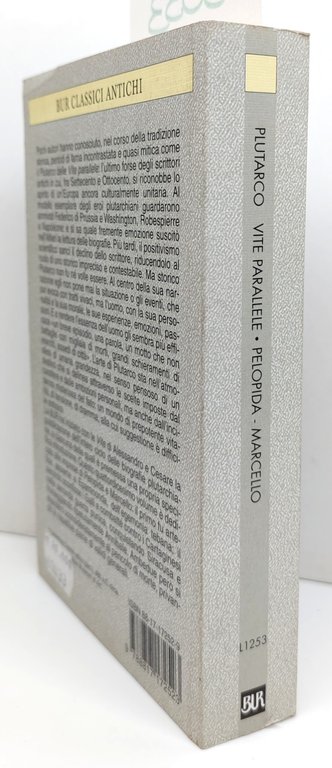 Plutarco Vite parallele Pelopida Marcello BUR Rizzoli 1° edizione 1998 | Immagine Gallery 2