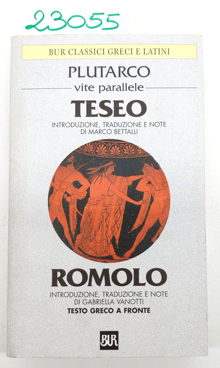 Plutarco Vite parallele Teseo Romolo BUR Rizzoli 1° edizione 2003 | Immagine principale