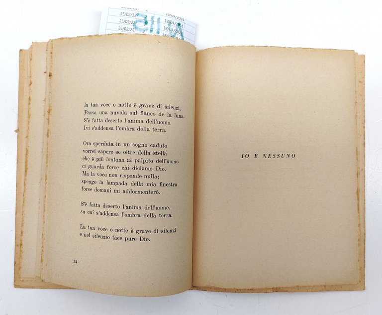 Rosa Neris Sabbietti Rosso e nero Guanda 1948