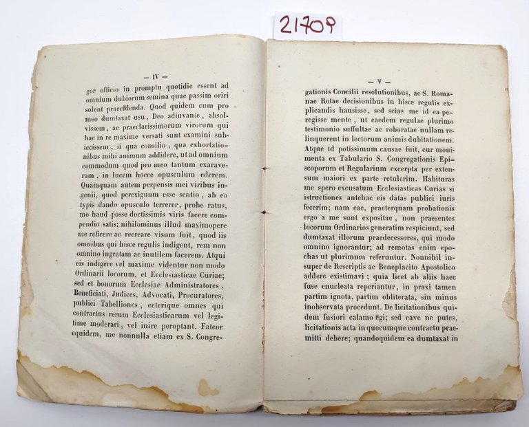 Praxeos regulae circa contractus rerum eccclesiasticarum rite ineundos ab Aloisio …