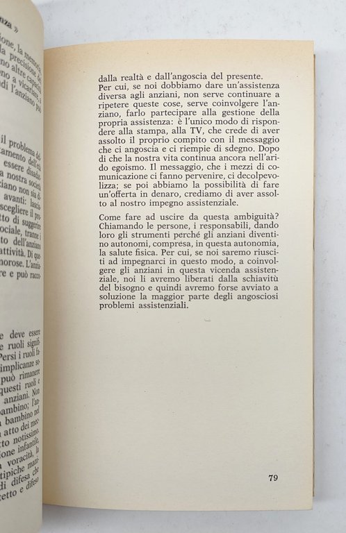 Premesse per una pastorale degli anziani edizioni O.A.R.I. 1972