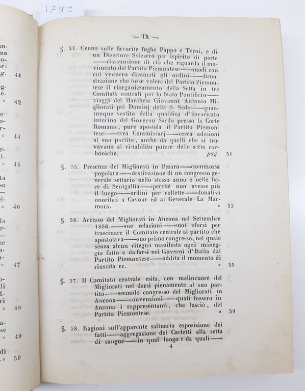 Processi Tribunale Supremo Della Consulta Commissaria Anconetana Roma 1861