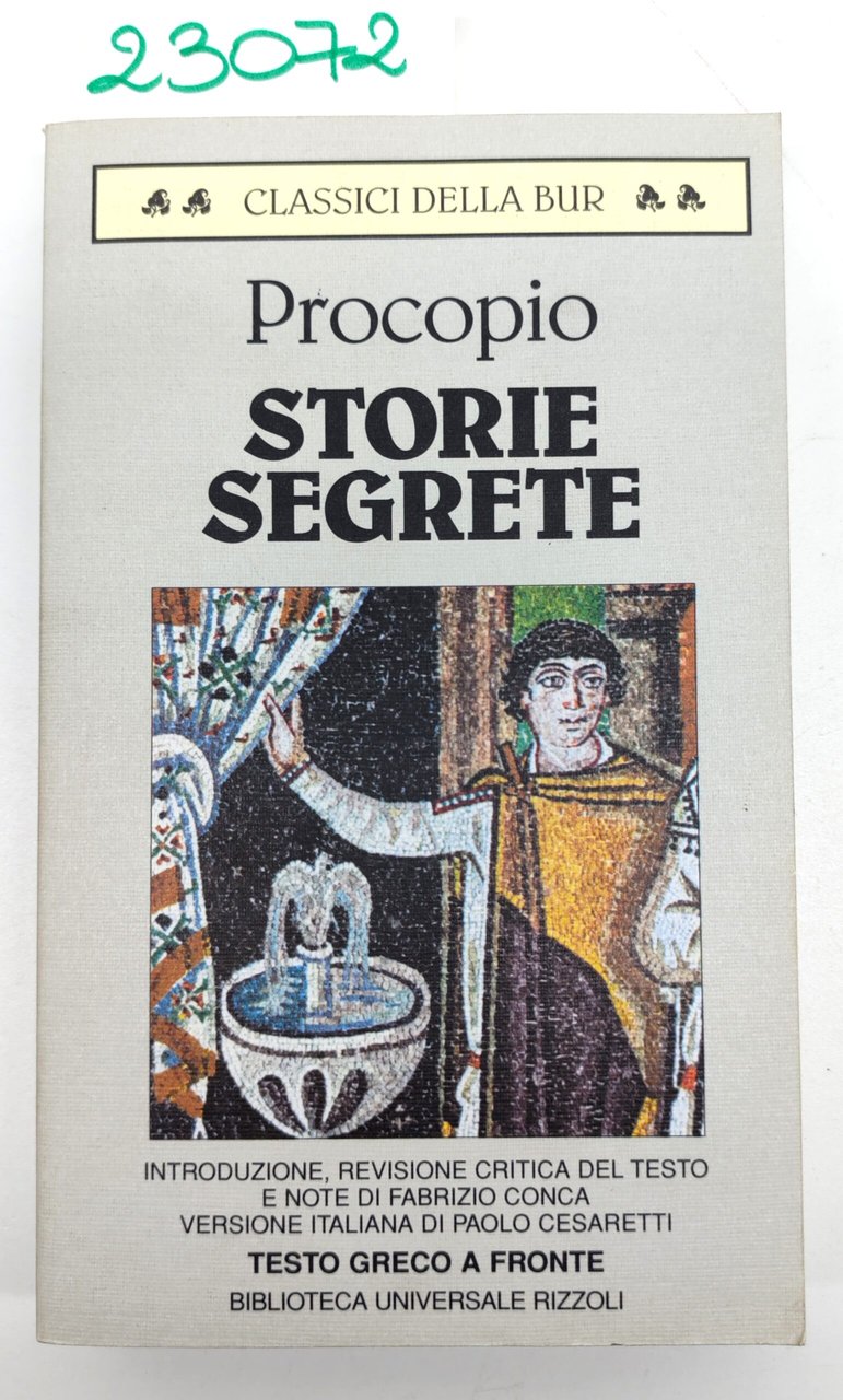 Procopio Storie segrete BUR Rizzoli 1° edizione 1996 | Immagine principale