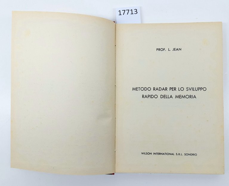 Prof. L. Jean Metodo Radar per lo sviluppo rapido della … | Immagine Gallery 2