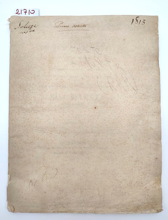 Provvedimenti ed istruzioni proposte al ministero dell'interno dalla soprintendenza generale …