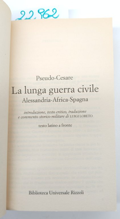 Pseudo Cesare La lunga guerra civile BUR Rizzoli 1° edizione … | Immagine Gallery 2