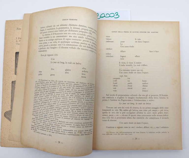 Quaderni Dannunziani 1957 fascicolo VI-VII edizione Fondazione Il Vittoriale Degli …