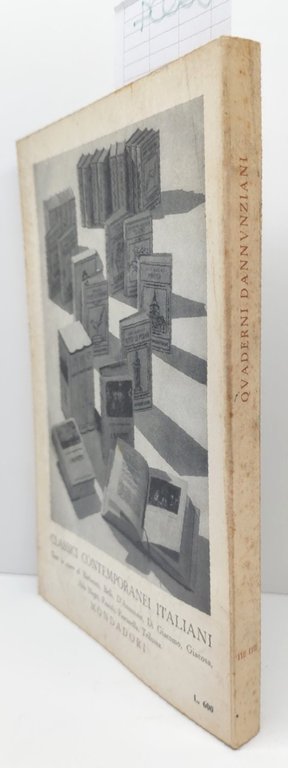 Quaderni Dannunziani fascicolo XII XIII 1962 edizioni della Fondazione Il …