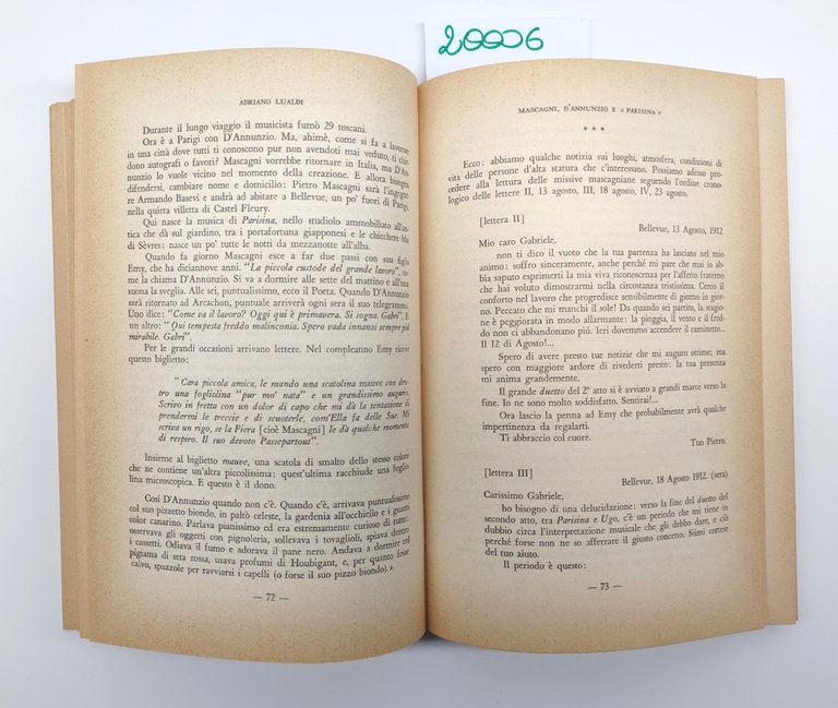 Quaderni Dannunziani fascicolo XXX XXXI 1965 Fondazione Il Vittoriale Degli …