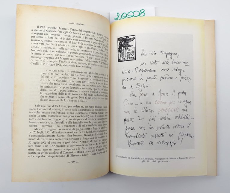 Quaderni Dannunziani fascicolo XXXIV XXXV 1966 Fondazione Il Vittoriale Degli …