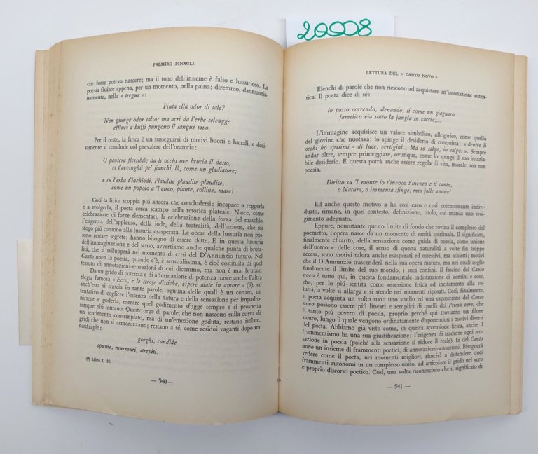 Quaderni Dannunziani fascicolo XXXIV XXXV 1966 Fondazione Il Vittoriale Degli …