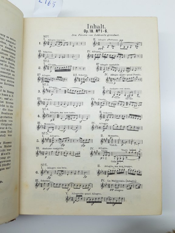 Quartetto d'archi Musica da camera Ludwig van Beethoven Leipzig 1895 | Immagine Gallery 3