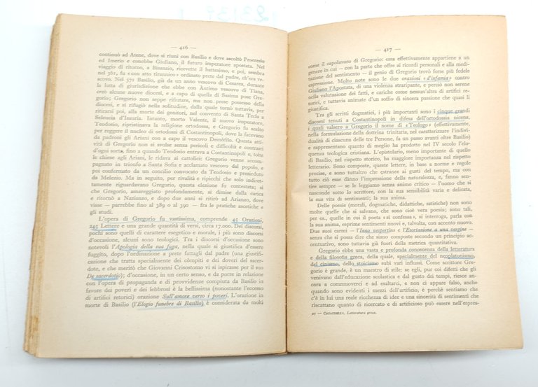 Quintino Cataudella Storia della letteratura greca SEI 2° edizione 1950 | Immagine Gallery 7