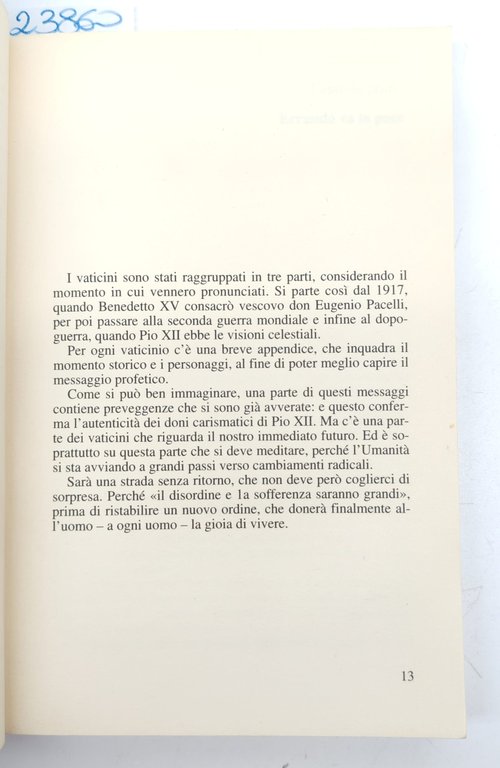 R. Baschera, Le profezie di Pio XII, Armenia, 1996 | Immagine Gallery 4