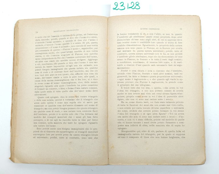 R. Descartes Discorso sul metodo e meditazioni filosofiche volume 2° … | Immagine Gallery 5