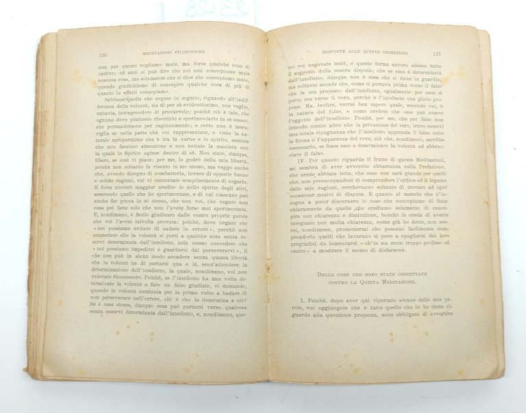 R. Descartes Discorso sul metodo e meditazioni filosofiche volume 2° … | Immagine Gallery 6