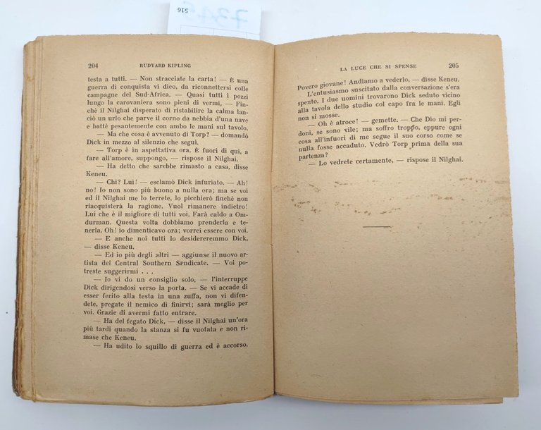 R. Kipling La luce che si spense Corticelli senza data