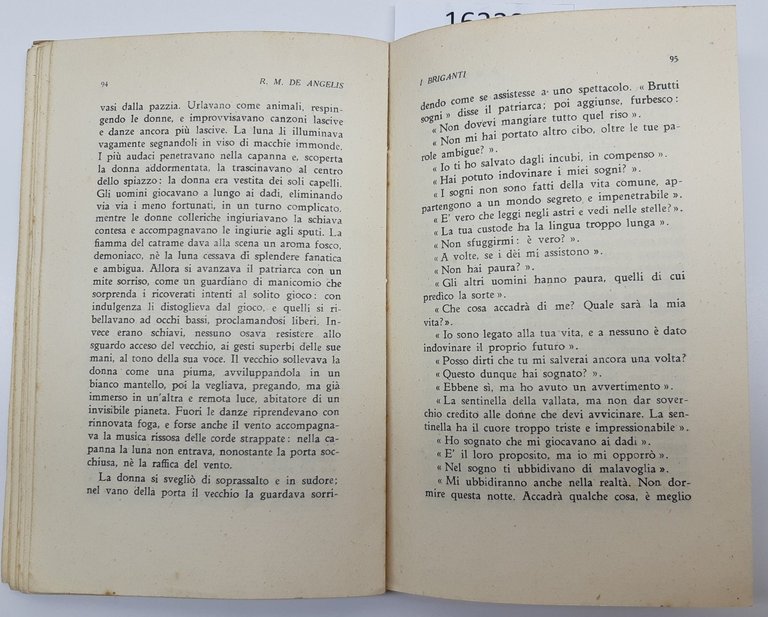 R. M. De Angelis I Briganti Donatello De Luigi 1∞ …