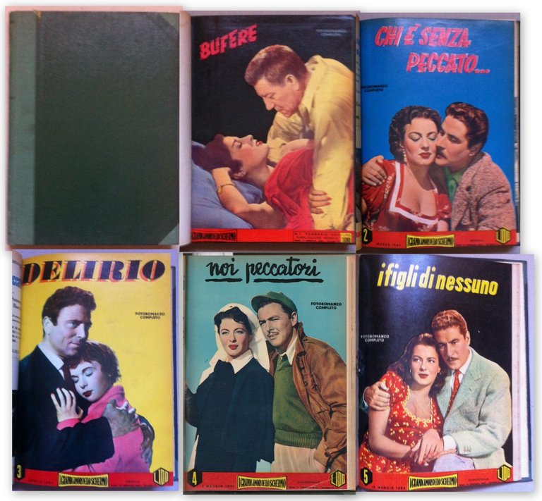 Raccolta Cineromanzi Con J. Gabin, S. Pampanini, P. Stoppa, M. Ferrari, 1954