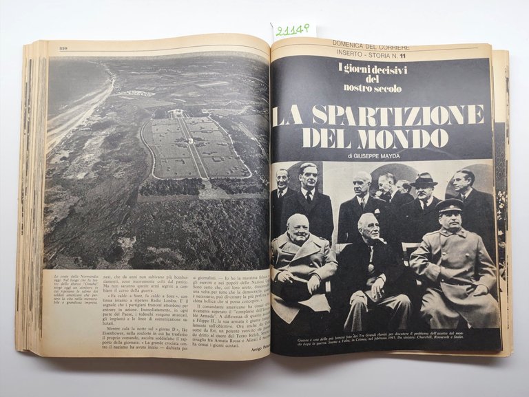 Raccolta dei 12 numeri della Domenica del Corriere Inserto Storia …