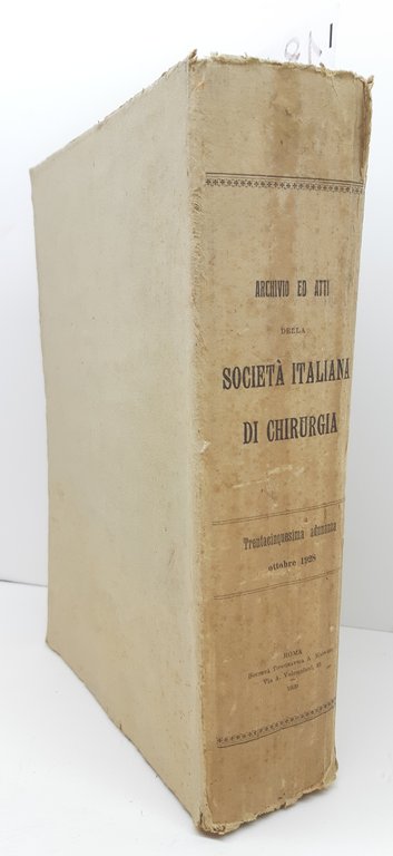 Raffaele Brancati Archivio ed atti della Società Italiana di Chirurgia …