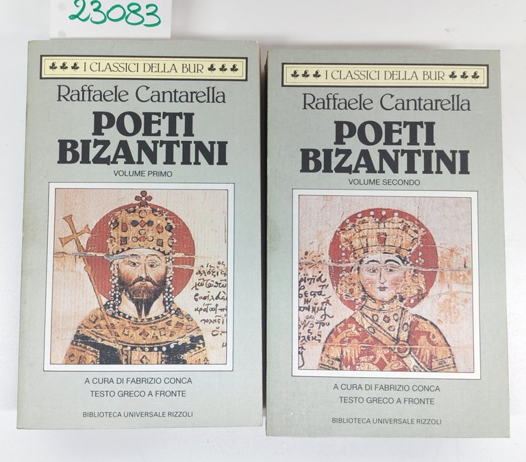 Raffaele Cantarella Poeti bizantini 2 volumi BUR Rizzoli 1° edizione … | Immagine Gallery 4
