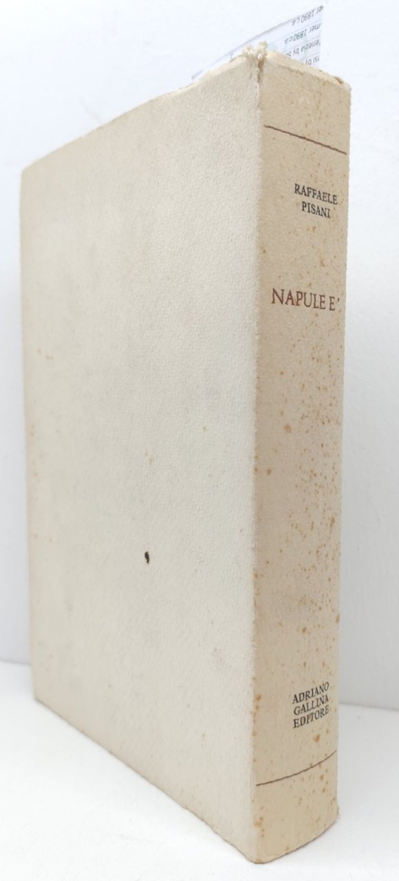 Raffaele Pisani Napule è Poesie 1960-1985 Adriano Gallina 1986 | Immagine principale