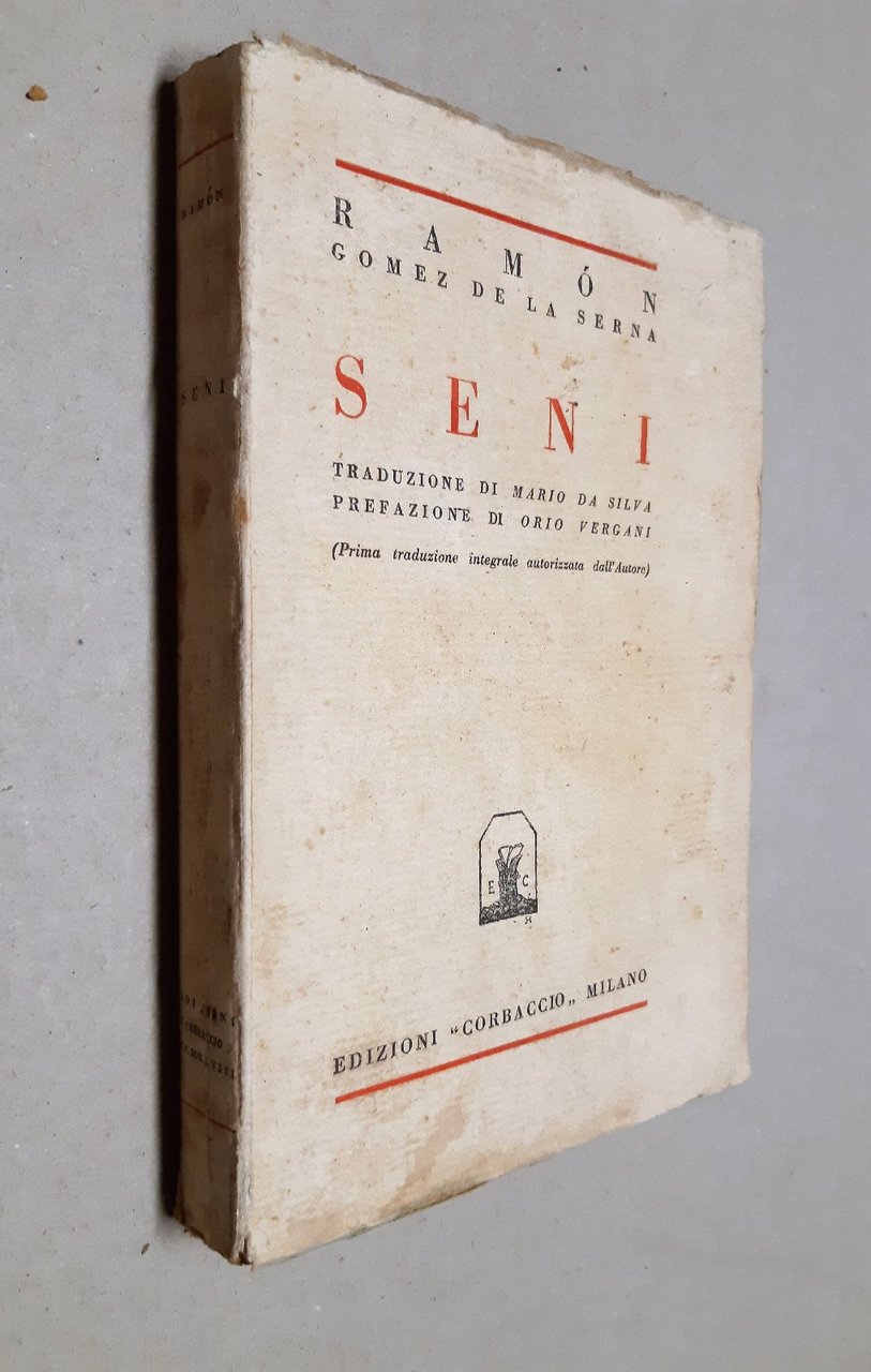 Ramon Gomez de La Serna Seni Corbaccio 1928