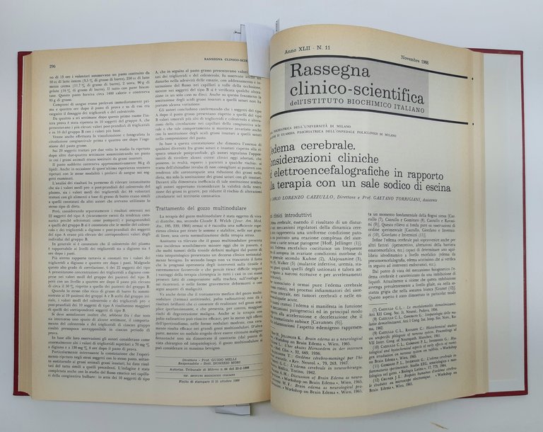 Rassegna clinico-scientifica dell'Istituto Biochimico Italiano annata 1966