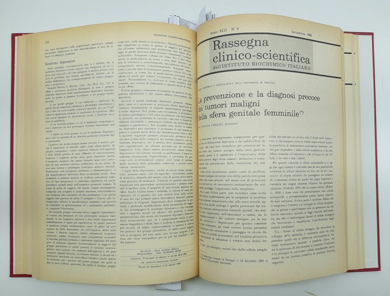 Rassegna clinico-scientifica dell'Istituto Biochimico Italiano annata 1966