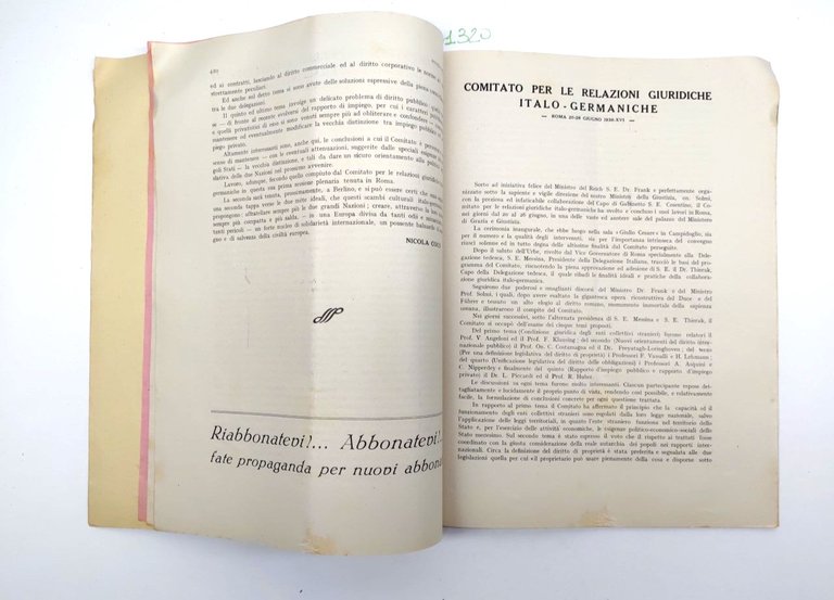 Rassegna del sindacalismo forense sindacato nazionale fascista avvocati e procuratori …