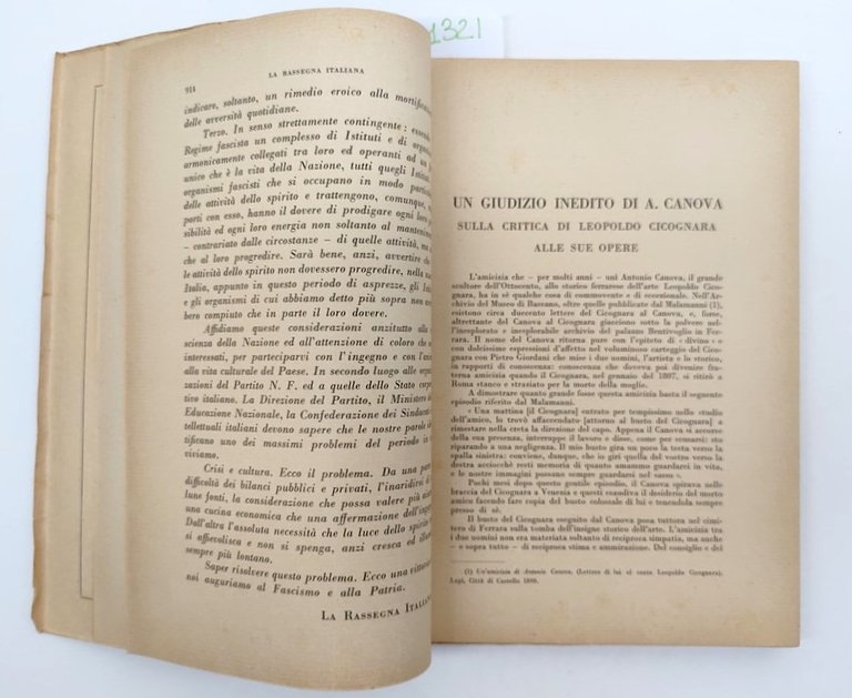 Rassegna italiana politica letteraria ed artistica novembre 1931 Tomaso Sillani