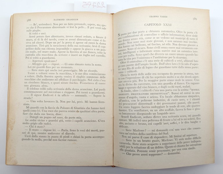 Raymond Chandler Philip Marlowed investigatore Mondadori 1° ed. 1953 | Immagine Gallery 7