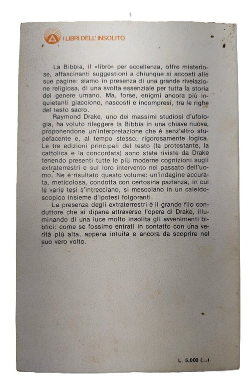 Raymond Drake La Bibbia e gli extraterrestri Armenia 1979