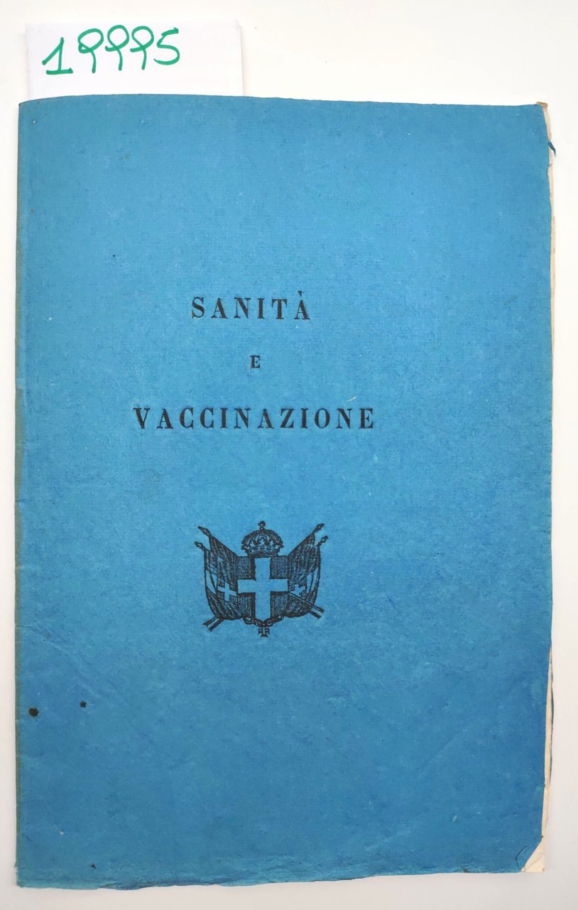 Regio Commissario Generale Marche sanità e vaccinazione Camerino 1860