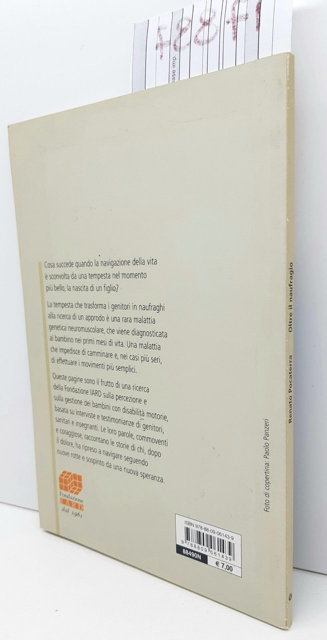 Renato Pocaterra Oltre il naufragio Giunti 1° edizione 2008 | Immagine principale
