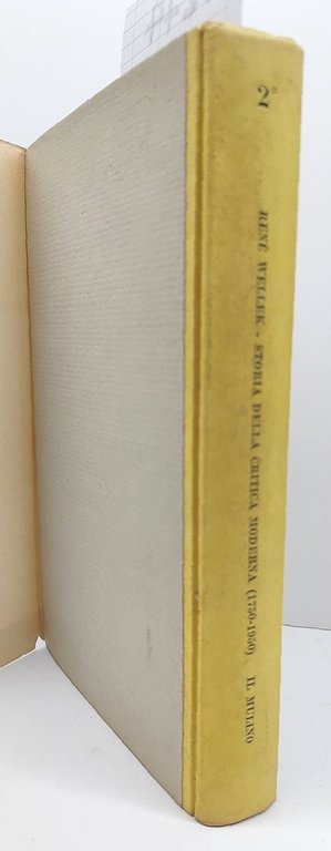 RenË Wellek Storia della critica moderna dal dall'illuminismo al Romanticismo …