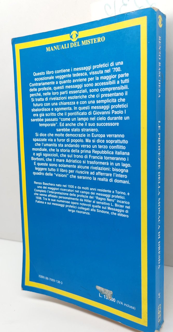 Renzo Baschera Le profezie della monaca di Dresda MEB 3° … | Immagine principale