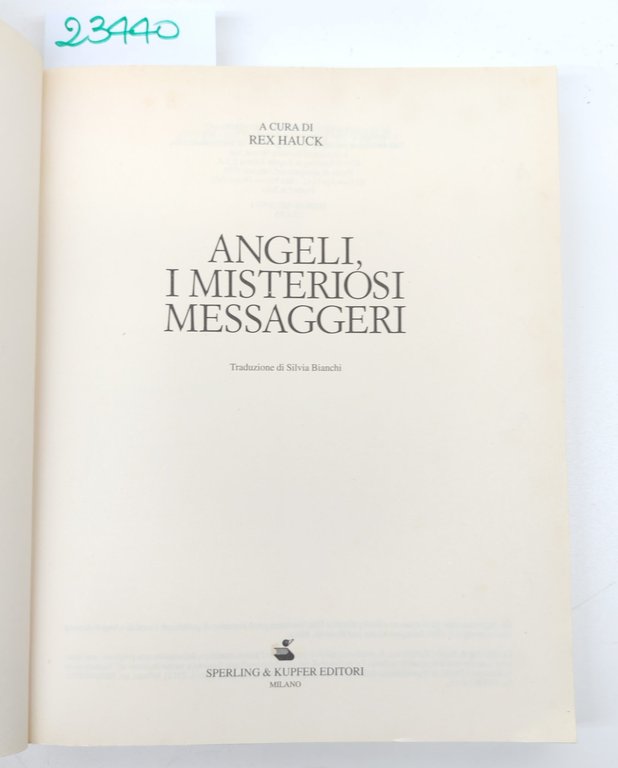 Rex Hauck Angeli i misteriosi messaggeri Sperling e Kupfer 1994 | Immagine Gallery 4