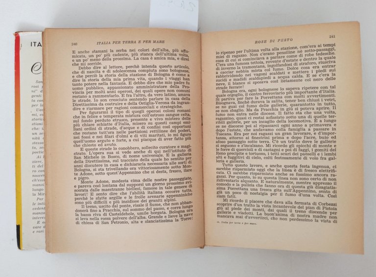 Riccardo Bacchelli Italia per terra e per mare Rizzoli 1° …