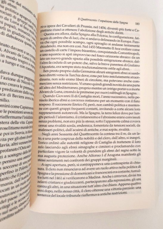 Riccardo Calimani Storia dell'ebreo errante Oscar Mondadori 1° edizione 2003