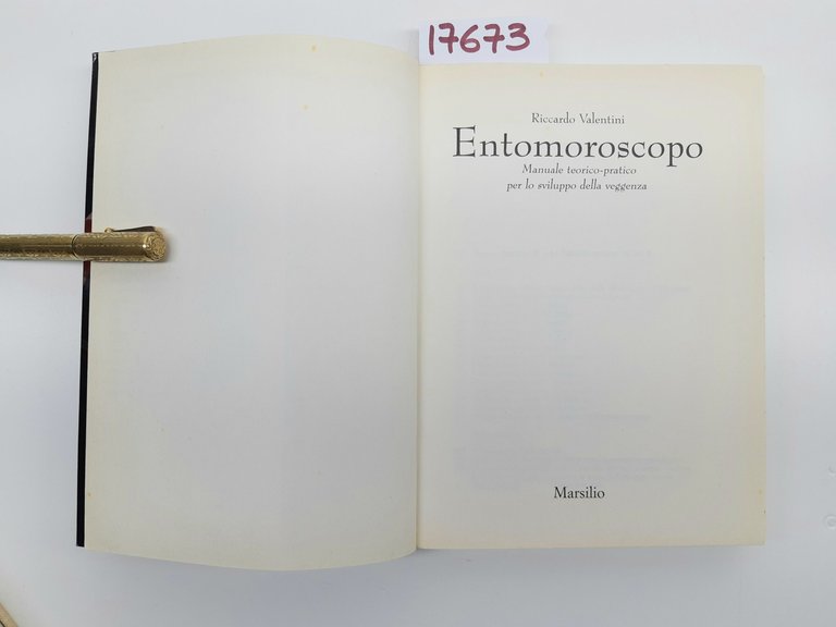 Riccardo Valentini Entomoroscopo Marsilio 1996 | Immagine Gallery 3