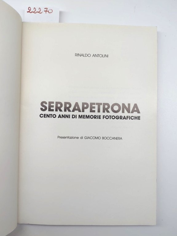 Rinaldo Antolini Serrapetrona cento anni di memorie fotografiche 1986 Pollenza | Immagine Gallery 3