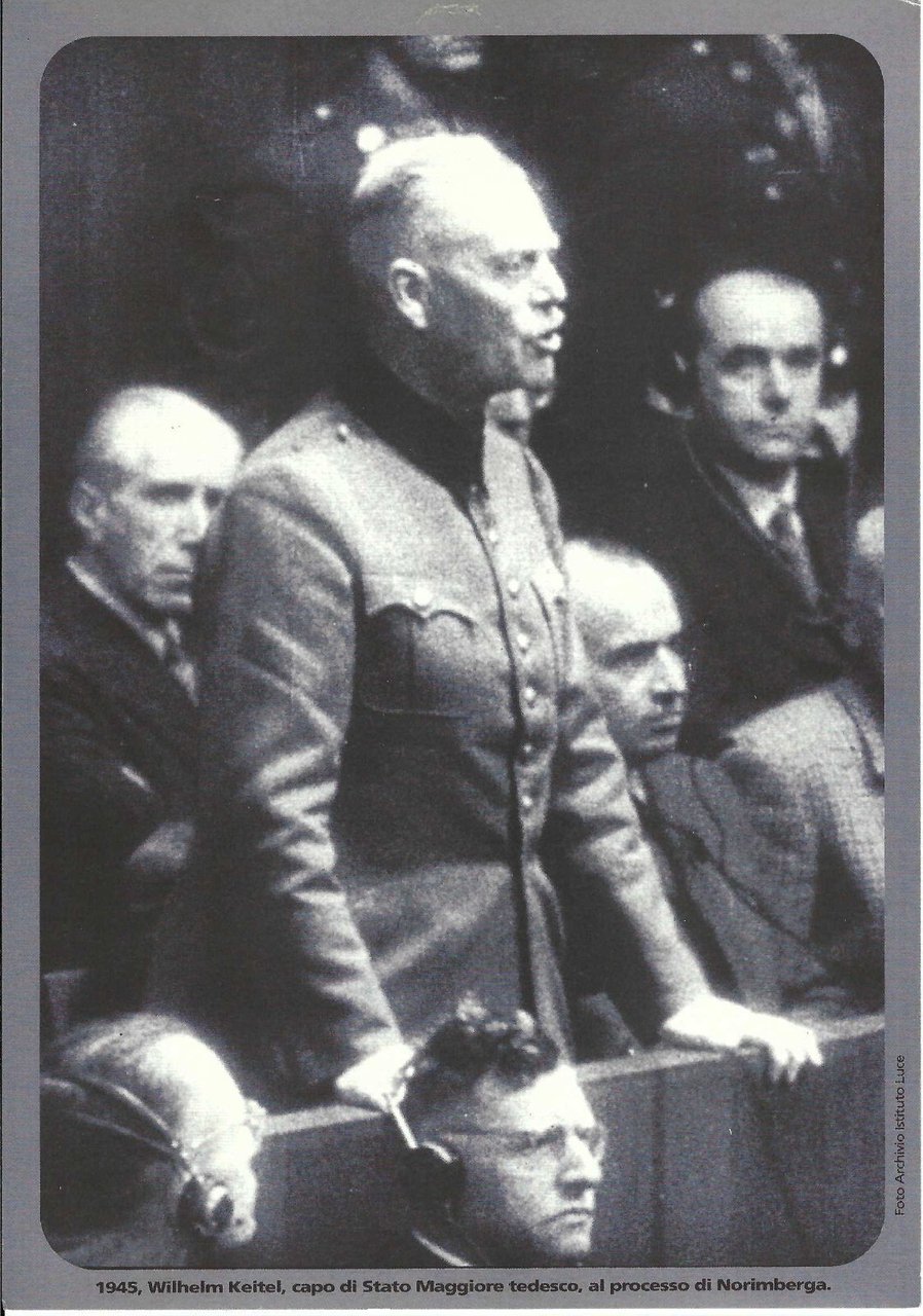 Riproduzione foto archivio Istituto luce 1945 Wilhelm Keitel Capo di …