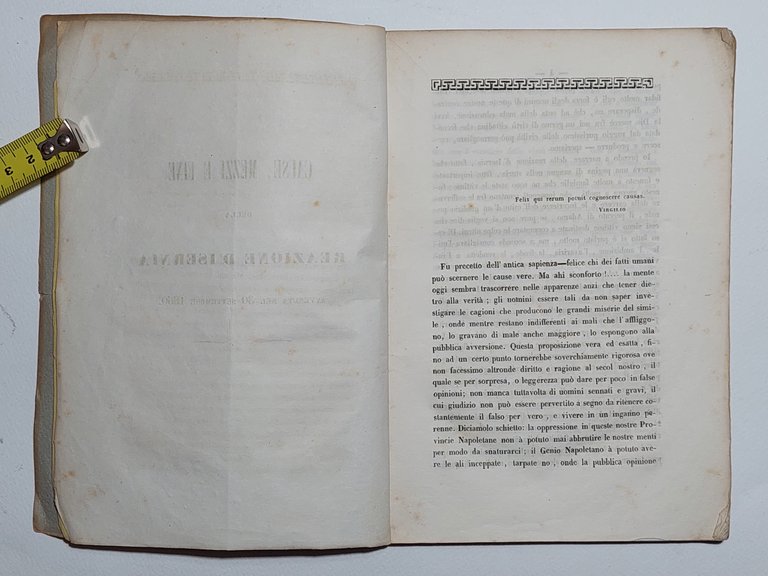 Risorgimento Cause mezzi e fine della reazione di Isernia avvenuta …