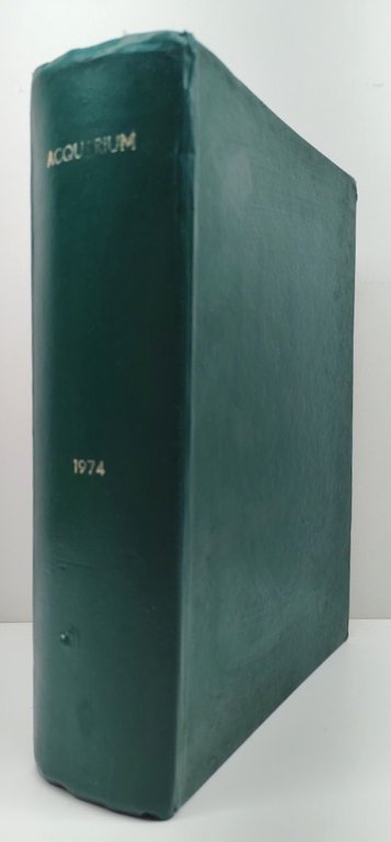 Rivista Aquarium annata 1974 12 numeri