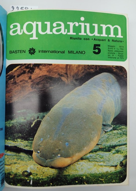 Rivista Aquarium annata 1974 12 numeri